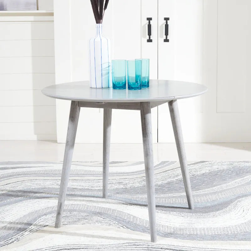 Tavolo da pranzo rotondo pieghevole Geoff SAFAVIEH - 35 L x 35 P x 29 A - 35Px35Lx29A