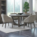 Set da 5 pezzi tavolo a piedistallo Cascade Falls Satin Espresso con sedie
