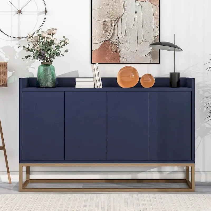 Madia Moderna Elegante Credenza con Ampio Spazio Contenitivo